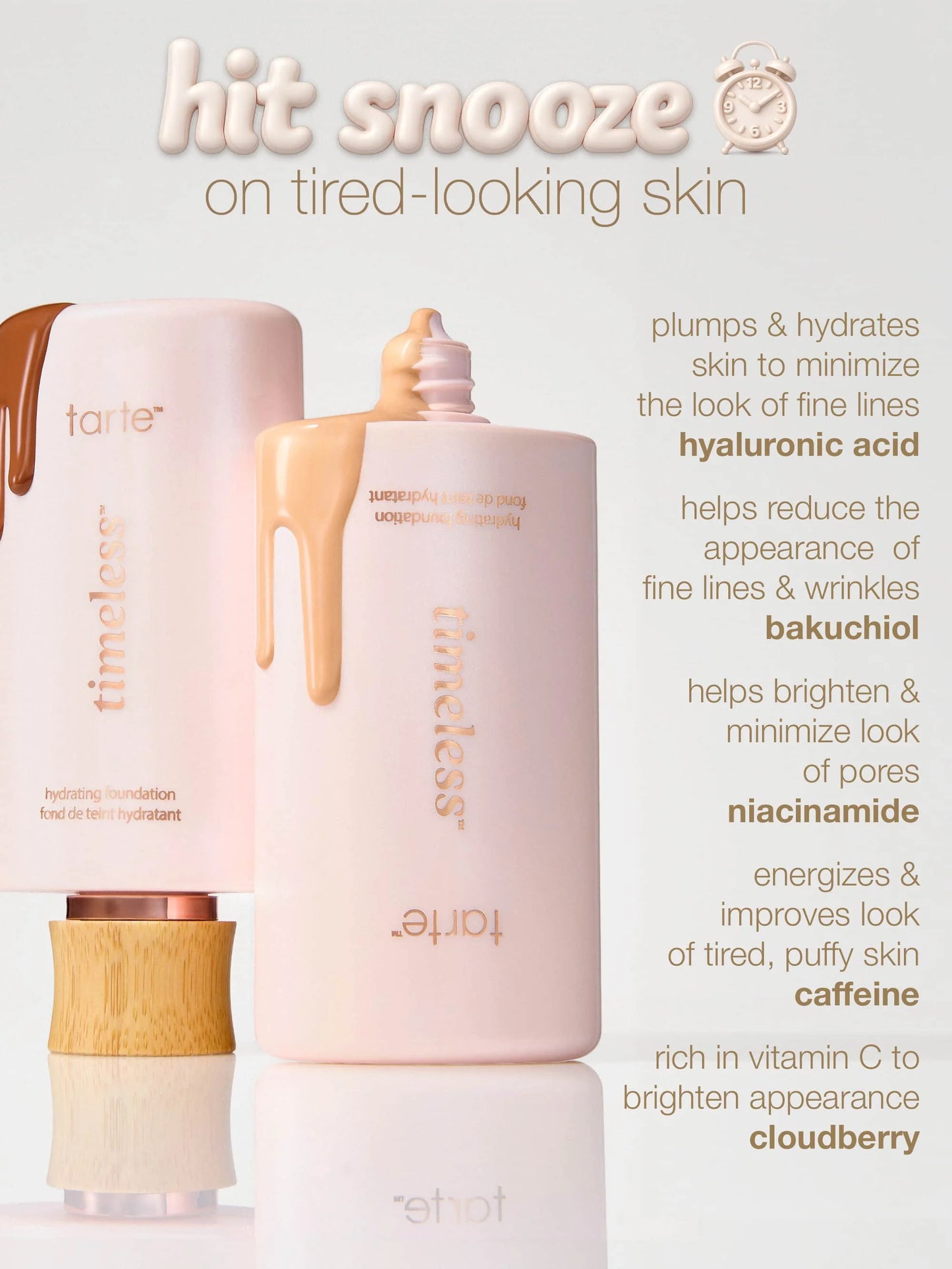 timeless hydrating foundation & brush duo