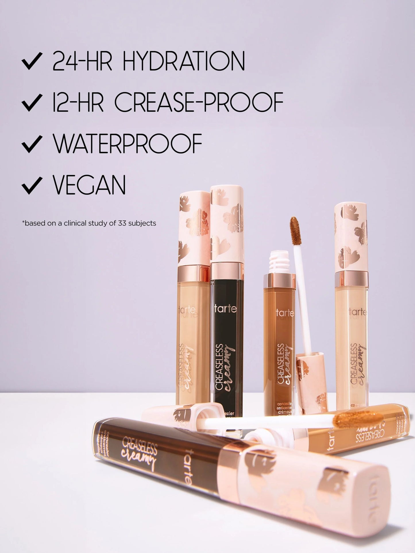 creaseless creamy full-coverage concealer & paw brush duo