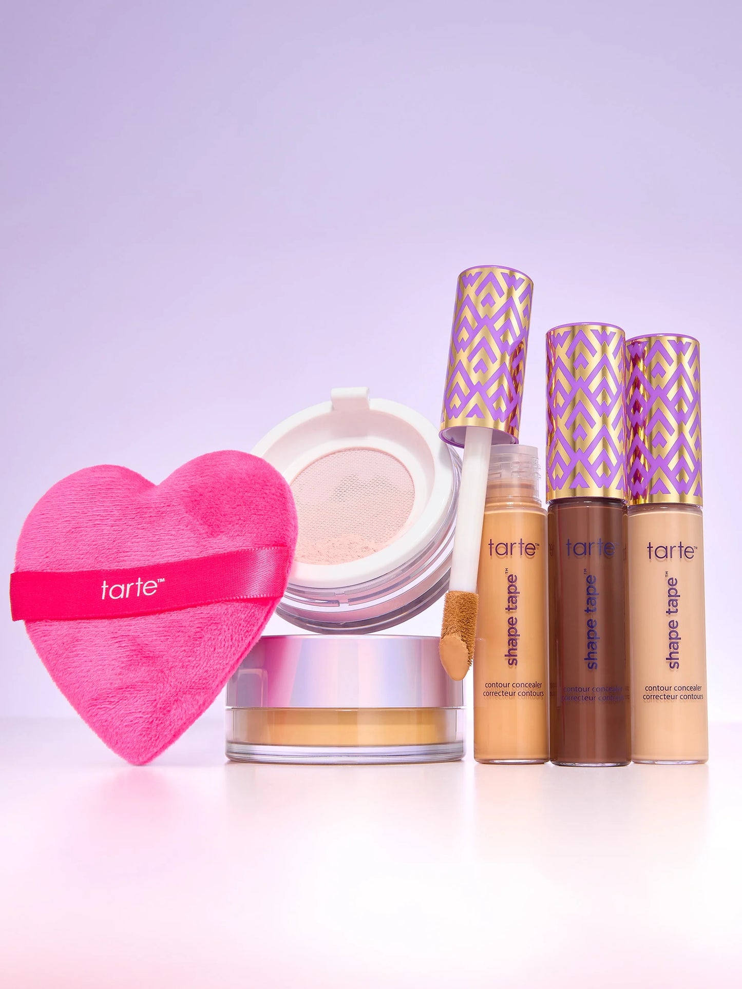 shape & bake shape tape™ & creaseless powder duo