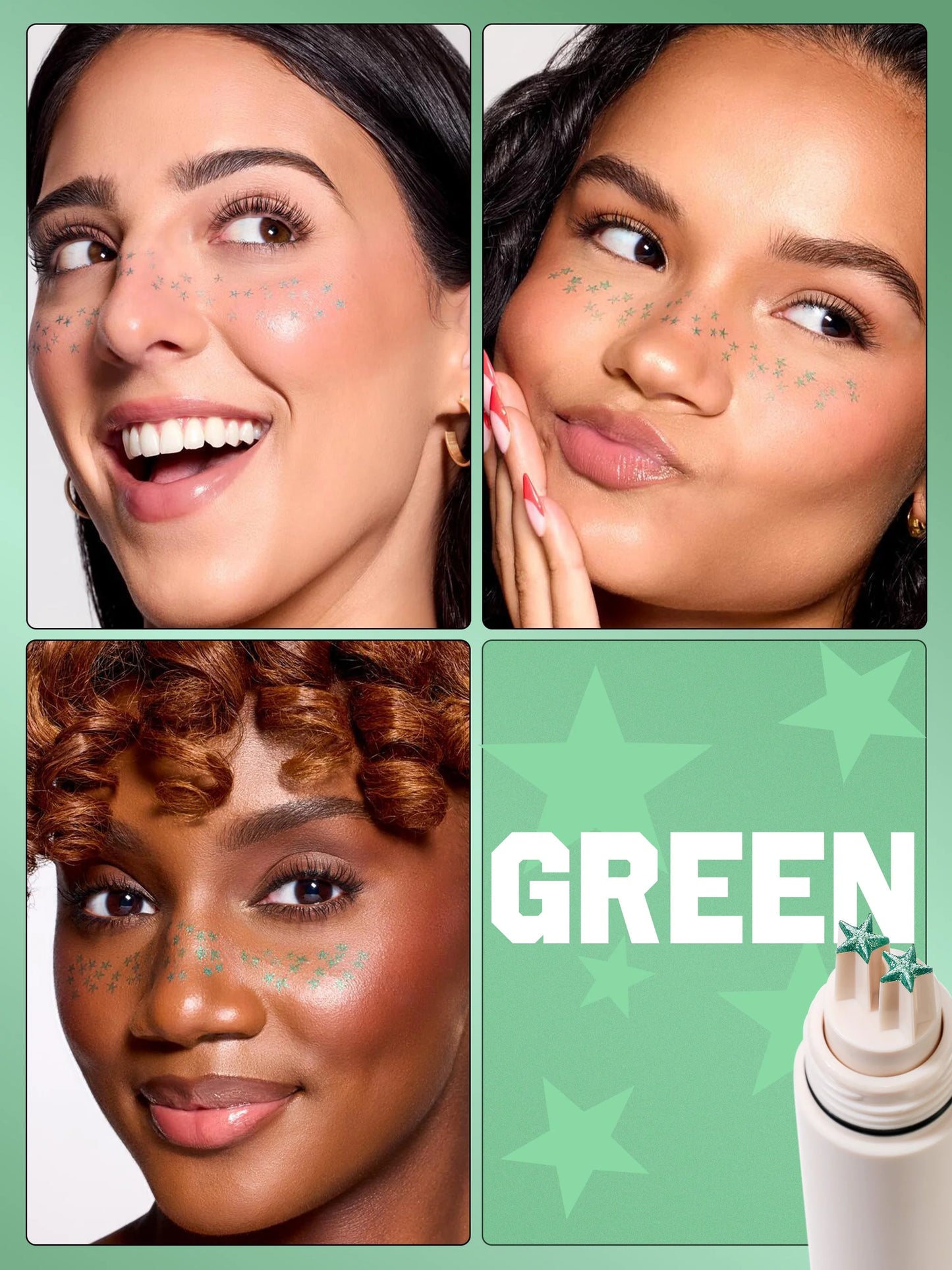 go with the faux freckle stamp in starstruck