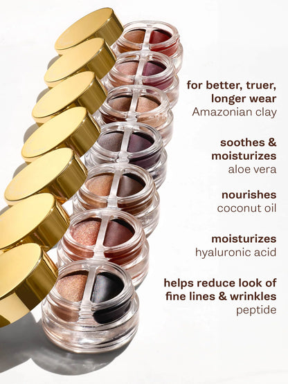 double take clay pot shadow liner + brush
