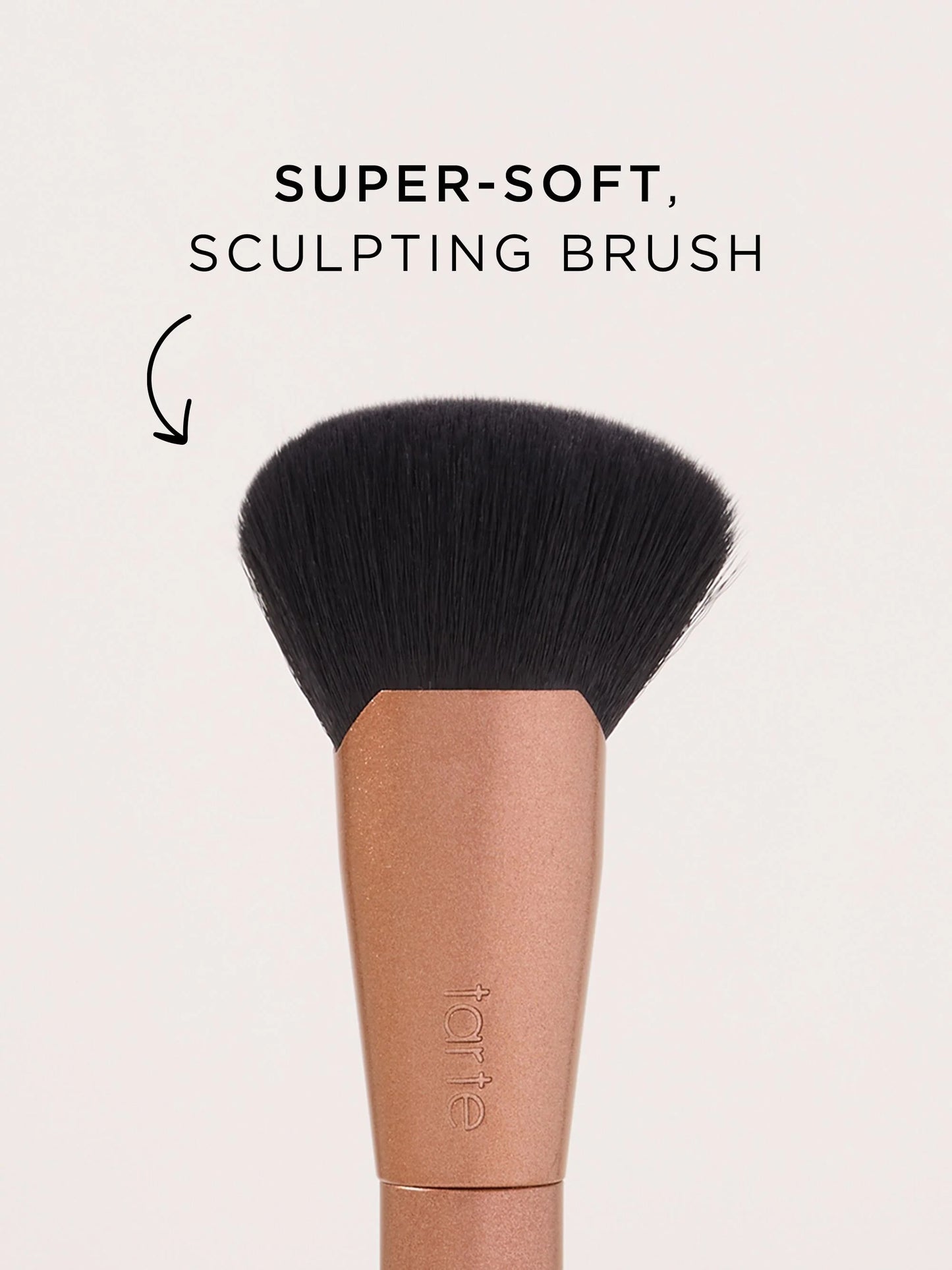 buff & bronze face brush