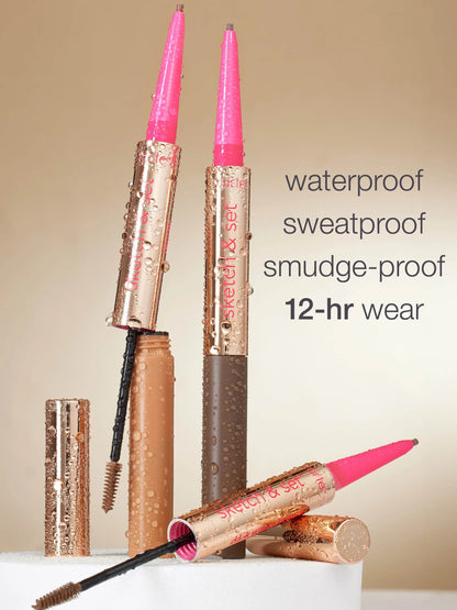travel-size sketch & set™ brow pencil & tinted gel