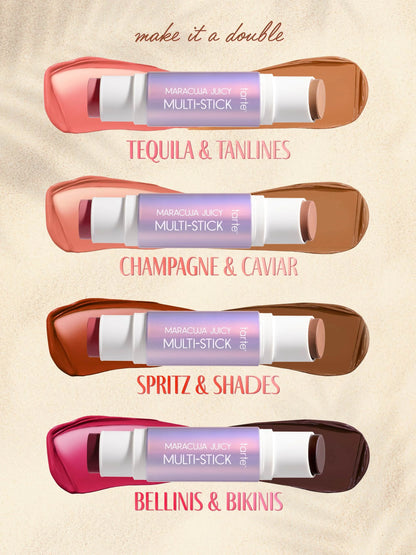 maracuja juicy blush & bronzer multi-stick + brush