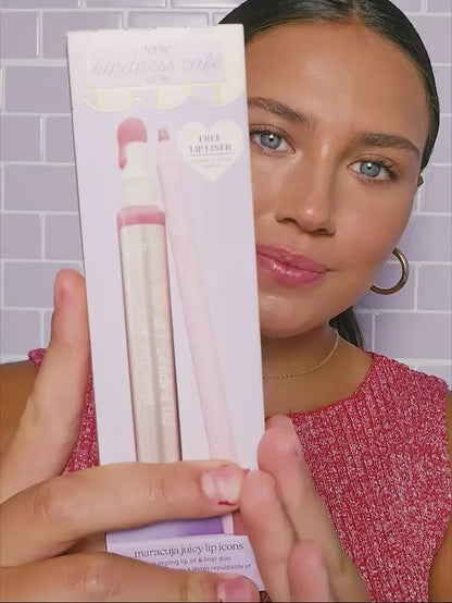 maracuja juicy lip icons plumping lip oil & liner duo