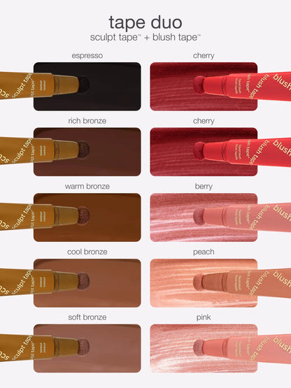 sculpt tape™ & blush tape™ duo