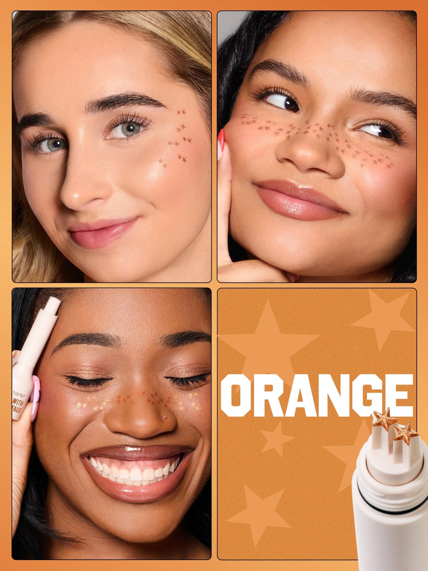 go with the faux freckle stamp in starstruck