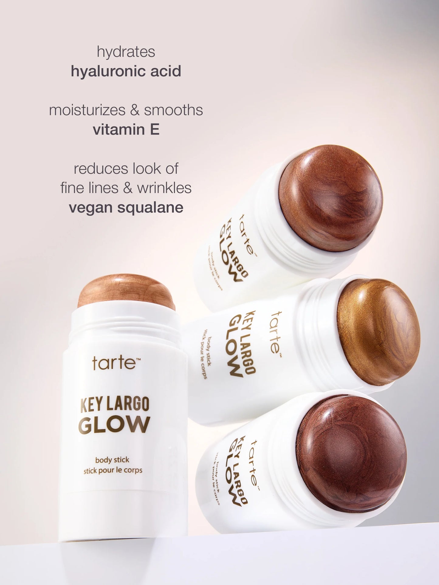 key largo GLOW body stick & smoothing body brush duo