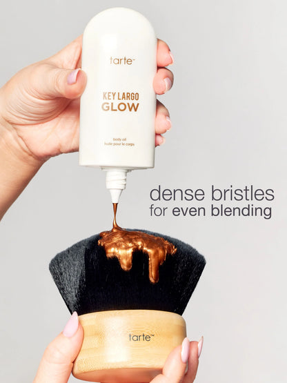 Key Largo GLOW body oil & kabuki body brush duo