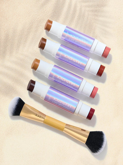 double-ended blush & bronzer brush