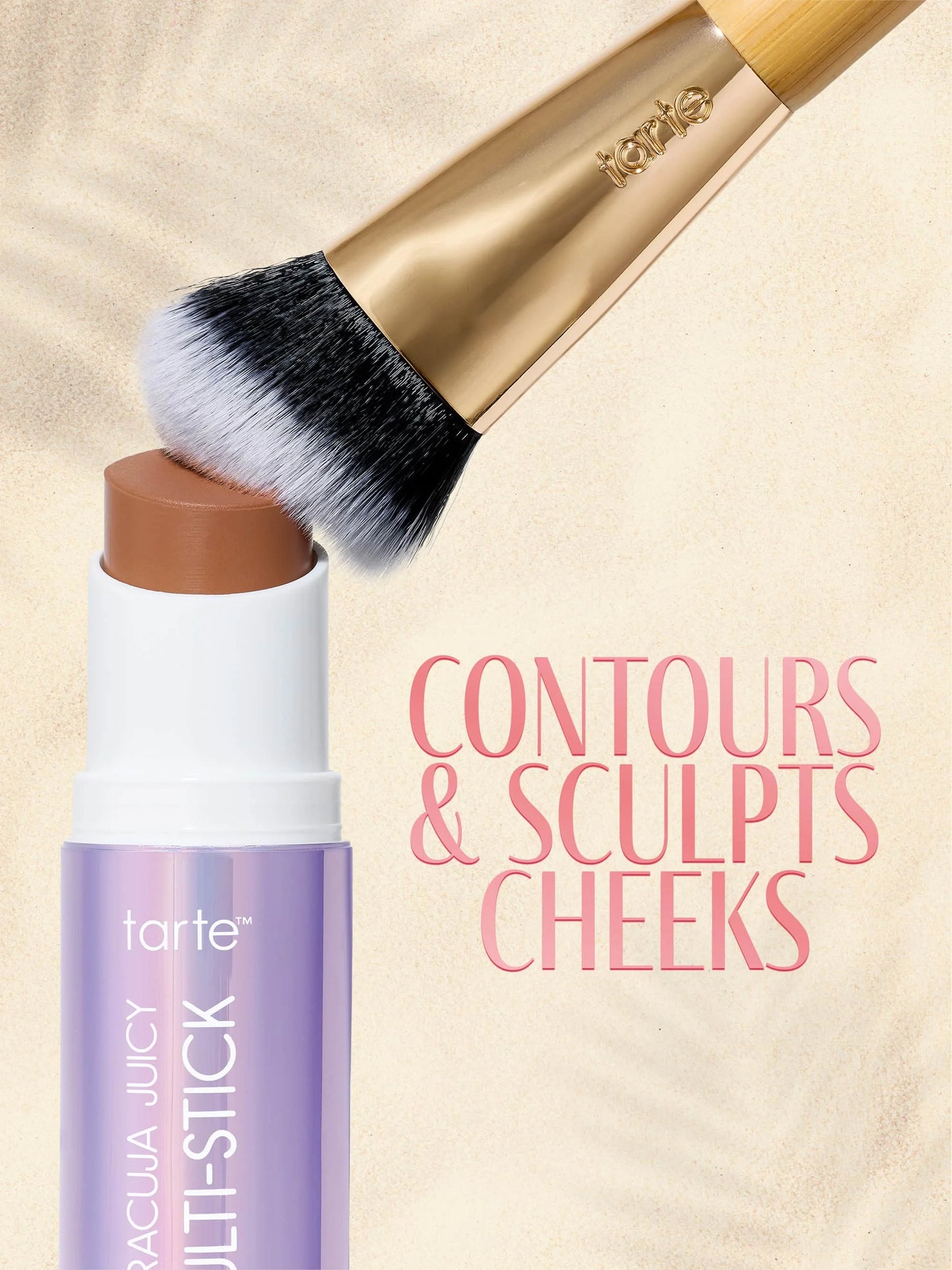 double-ended blush & bronzer brush