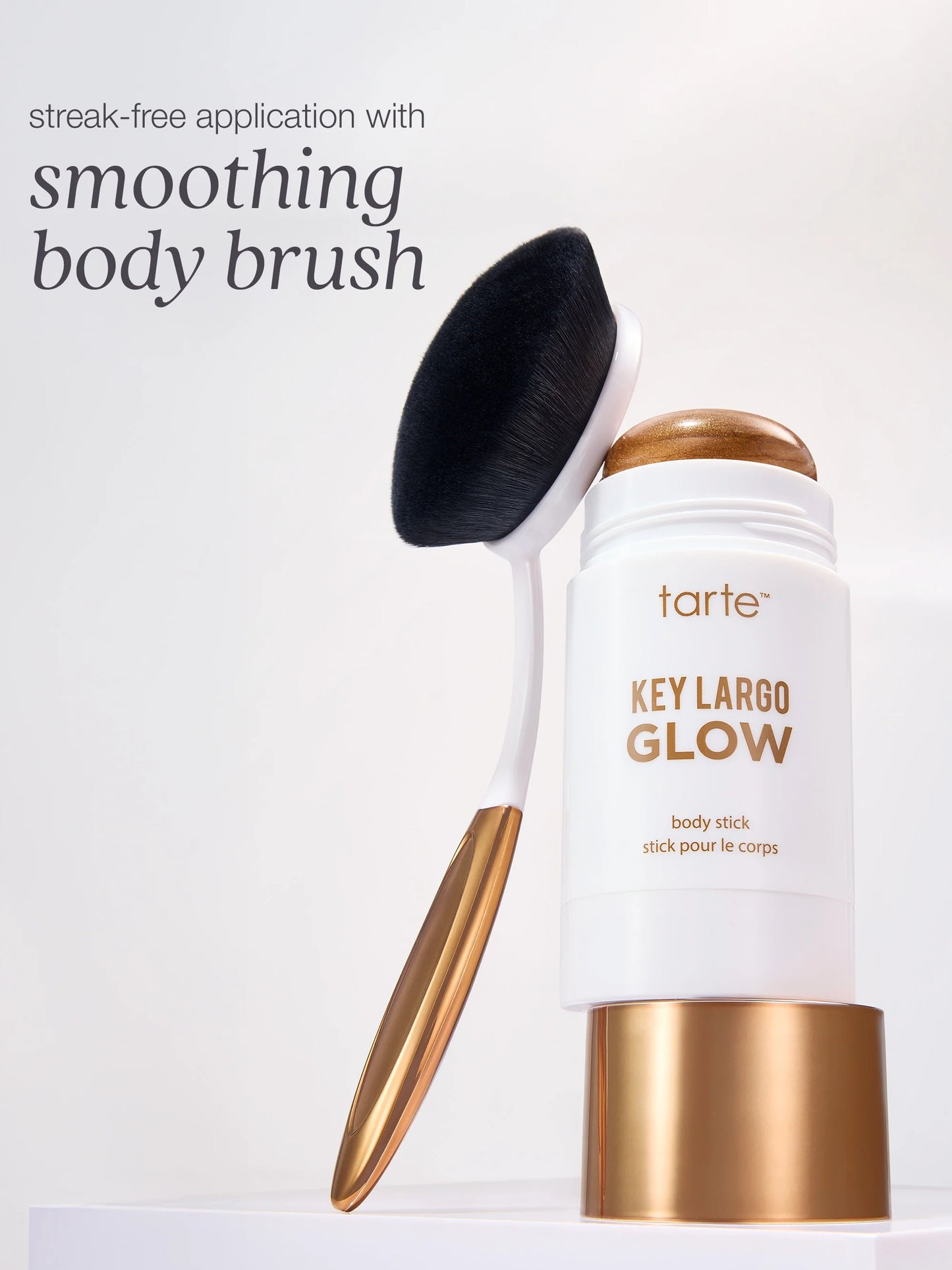 key largo GLOW body stick & smoothing body brush duo