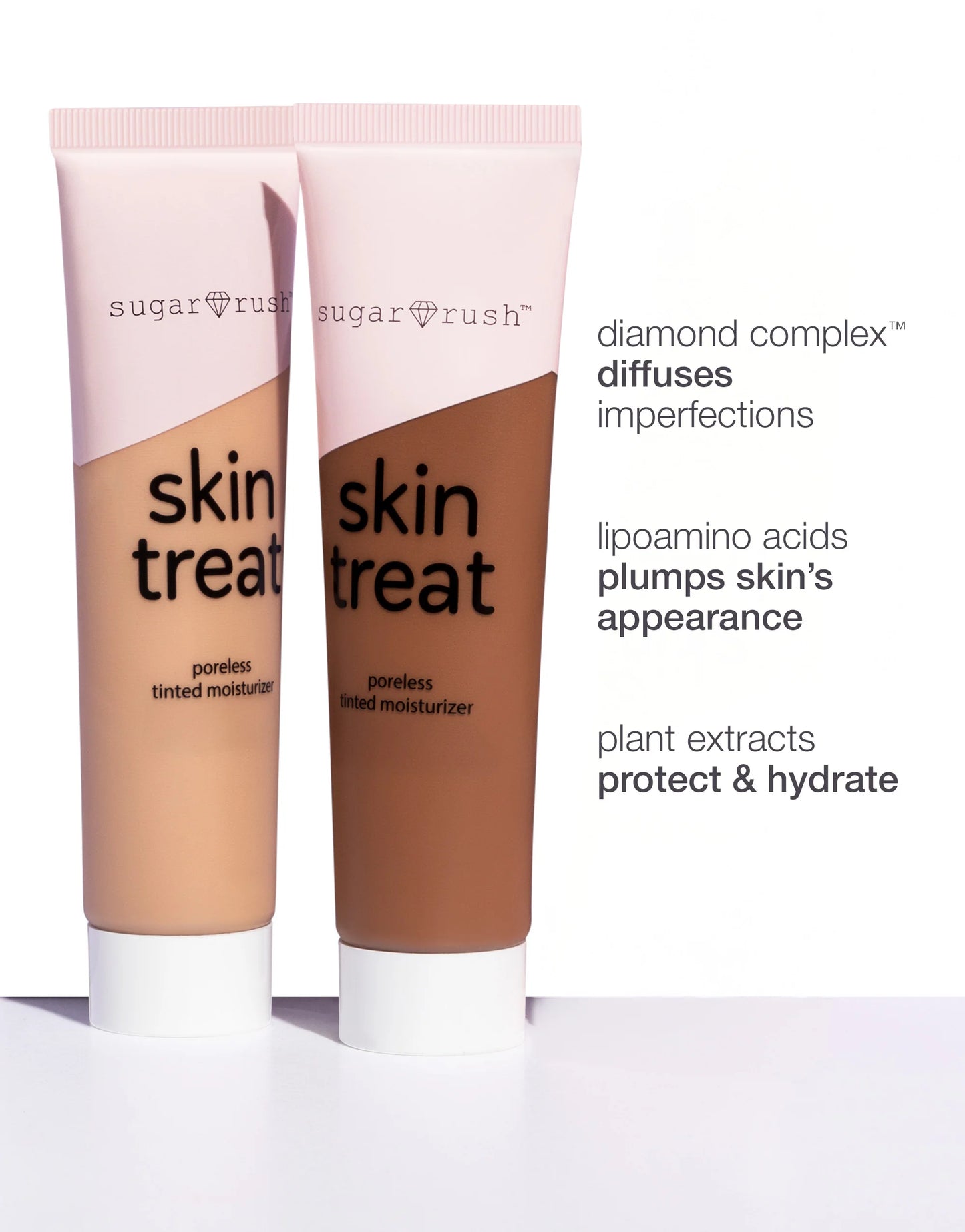 travel-size skin treat poreless tinted moisturizer SPF 20