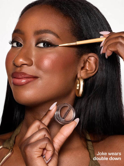 double take clay pot shadow liner + brush