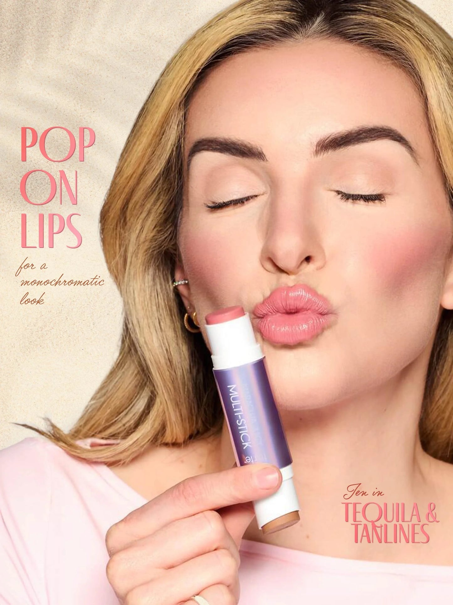 maracuja juicy blush & bronzer multi-stick + brush